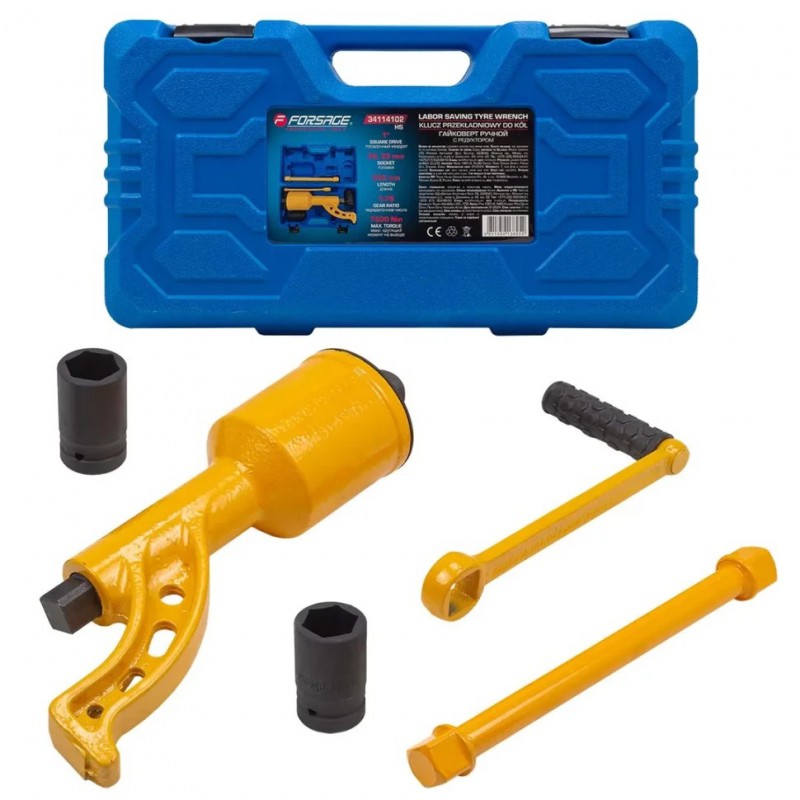 Гайковерт ручной с редуктором 7500Нм, 1:78 Forsage F-34114102 HS