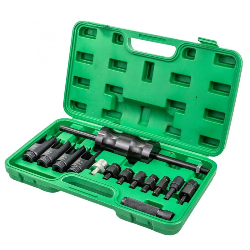 Набор для снятия дизельных форсунок 14пр. (обратный молоток) Rockforce RF-914G13