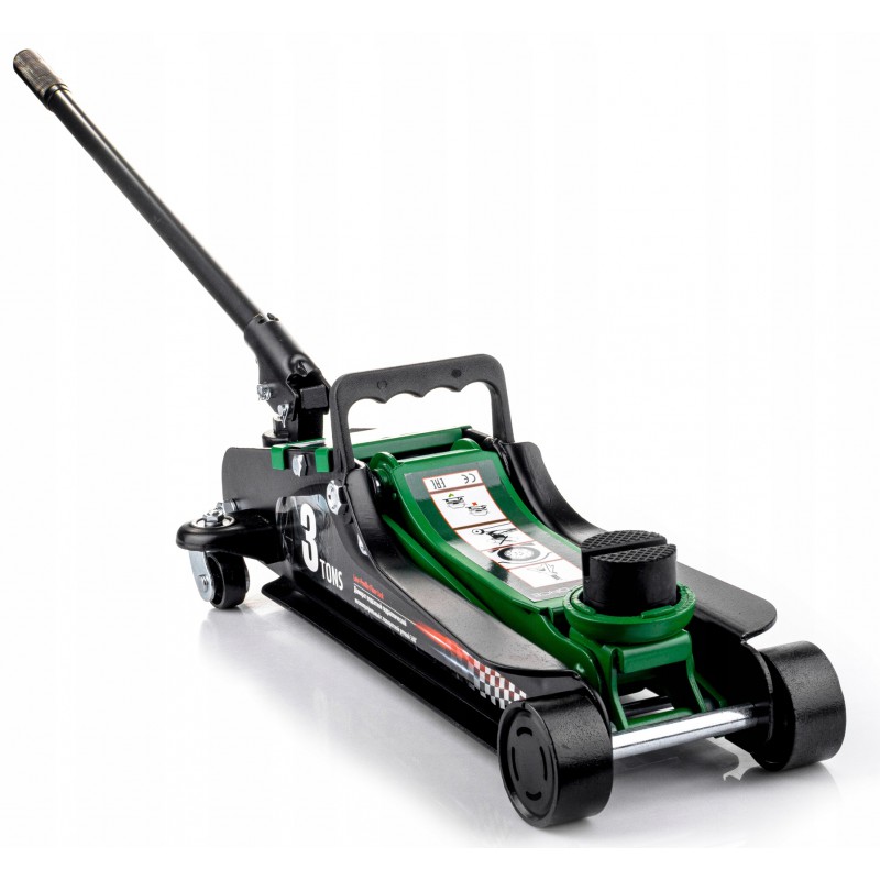 Домкрат підкатний 3т (85-385мм) з поворотною ручкою 360° Rockforce RF-T825010