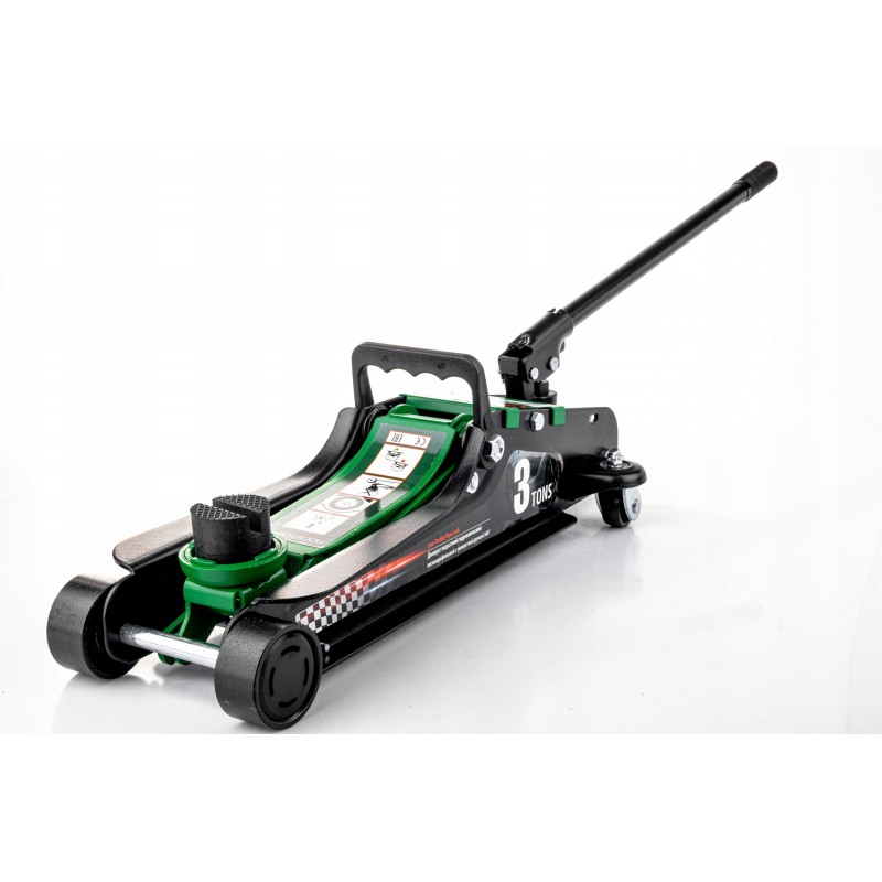 Домкрат підкатний 3т (85-385мм) з поворотною ручкою 360° Rockforce RF-T825010
