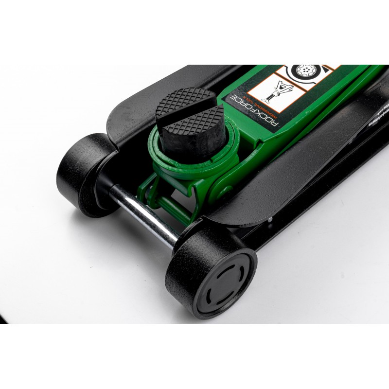 Домкрат підкатний 3т (85-385мм) з поворотною ручкою 360° Rockforce RF-T825010