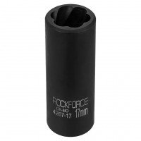 Головка 1/2" 17мм 6-гранна ударная двухсторонняя ROCKFORCE RF-4267-17