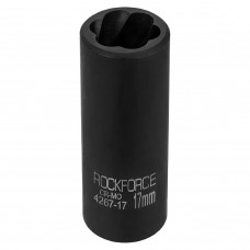 Головка 1/2" 17мм 6-гранна ударная двухсторонняя ROCKFORCE RF-4267-17