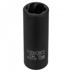 Головка 1/2" 17мм 6-гранна ударная двухсторонняя ROCKFORCE RF-4267-17