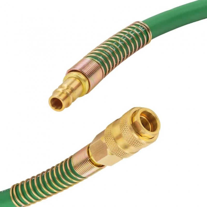 Шланг резиновый воздушный армированный с фитингами 10мм x 16мм x 20м Rockforce RF-AHF-2010