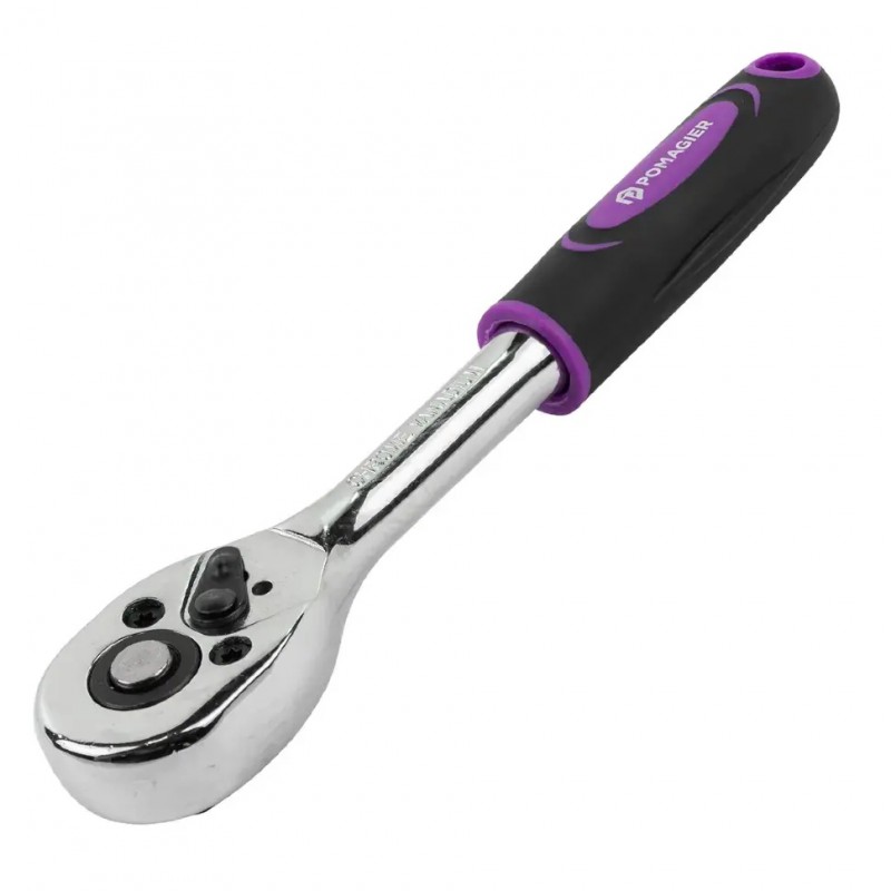 Трещотка 1/4" 24 зуба Pomagier POM-80222