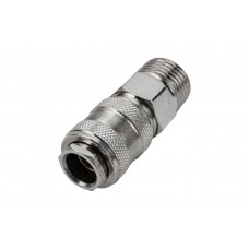 Быстроразъем пневматический с клапаном с наружной резьбой 1/2" Partner SE1-4SM
