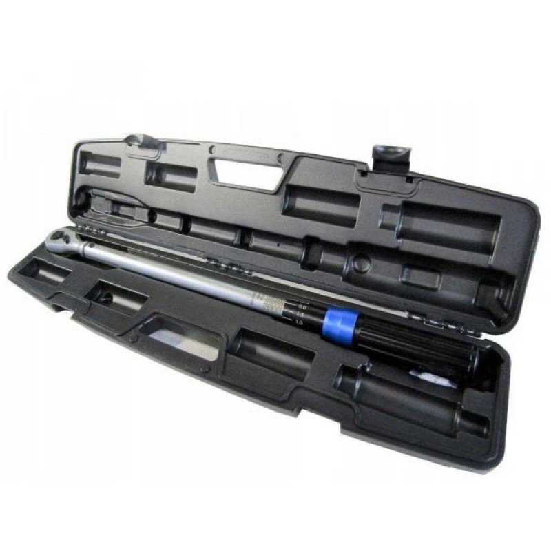 Ключ динамометричний тріскачкового типу зі швидкою фіксацією "Premium" 60-330Нм,1/2", у пластиковому кейсі Forsage F-6474660