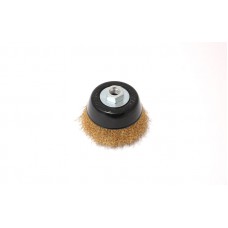 Кордщетка чашеобразная латунная для УШМ 60мм RockForce RF-BWC025