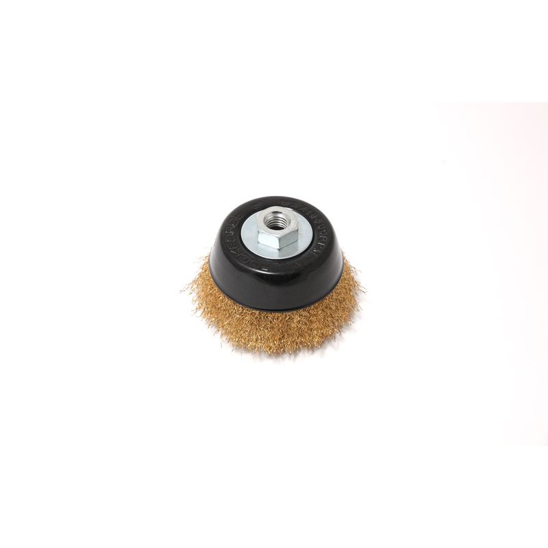 Кордщетка чашеобразная латунная для УШМ 60мм RockForce RF-BWC025