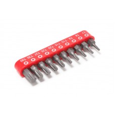 Набір біт 1/4" TORX 10ін. (T7-T40) Forsage F-21022