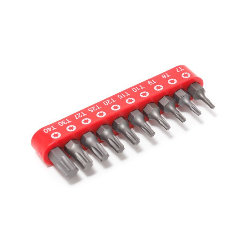 Набор бит 1/4" TORX 10пр. (T7-T40) Forsage F-21022