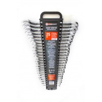 Набір ключів комбінованих 25ін. (6-19, 21, 22, 24, 27, 30, 32мм) у пластиковому тримачі