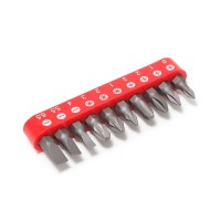 Набор бит 10 предметов 1/4" (PH.0,1,2,3, PZ.1,2,3, SL 4, 5.5, 6.5мм-25мм),в блистере Forsage F-21020