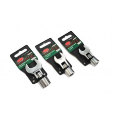 Ключ рожковый съемный с шарниром 17мм 3/8", на пластиковом держателе ROCKFORCE RF-751317AF