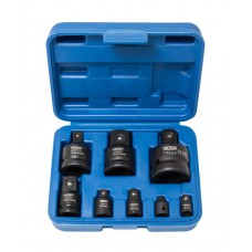 Набор адаптеров ударных,8 предметов(1/4(F)x3/8"(M),3/8(F)x1/4"(M),3/8(F)x1/2"(M),1/2(F)x3/8"(M),1/2(F)x3/4"(M),3/4(F)x1/2"(M),3/4(F)x1"(M),1(F)x3/4"(M)в кейсе FORCEKRAFT FK-4089MPB