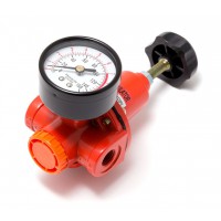 Регулятор давления с индикатором 1/4" (2200л/мин, 5-60°C, max входное/выходное давление: 15/10bar) ROCKFORCE RF-1221
