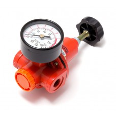 Регулятор тиску з індикатором 1/4" (2200л/хв, 5-60°C, max вхідний/вихідний тиск: 15/10bar) ROCKFORCE RF-1221