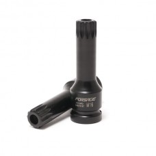 Головка-біта SPLINE глибока ударна1/2", M5 з отвором Forsage F-24807805T