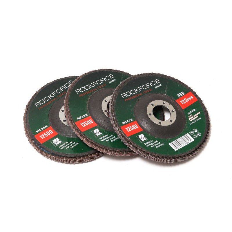 Круг лепестковый торцевой 115х22мм P100 ROCKFORCE RF-FD4100M
