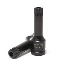 Головка-біта SPLINE глибока ударна 1/2", M5 з отвором ROCKFORCE RF-24807805T