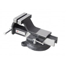 Тиски сталеві поворотні з ковадлом 5"-125мм Forsage F-6540805