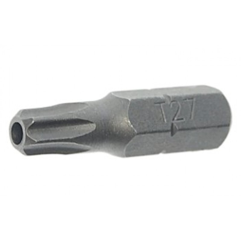 Бита TORX T27Hх25ммL с отверстием,1/4" ROCKFORCE RF-1272527