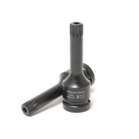 Головка-біта SPLINE глибока ударна 1/2", M10 з отвором ROCKFORCE RF-24807810T