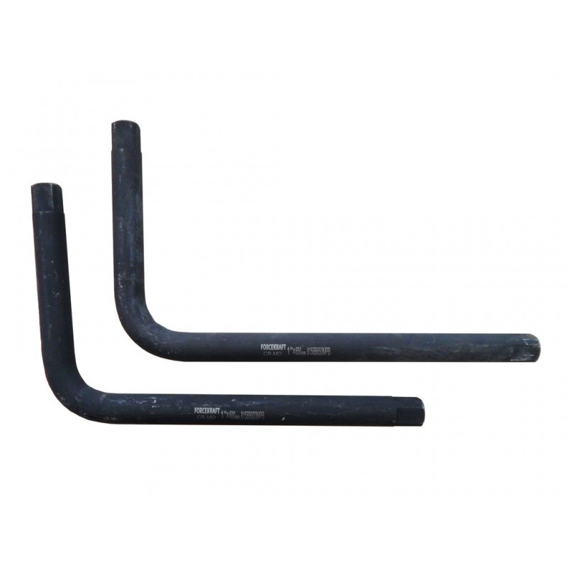 Вороток Г-образный усиленный двухсторонний 1"600мм.(покрытие CR-MO) FORCEKRAFT FK-8158B600MPB