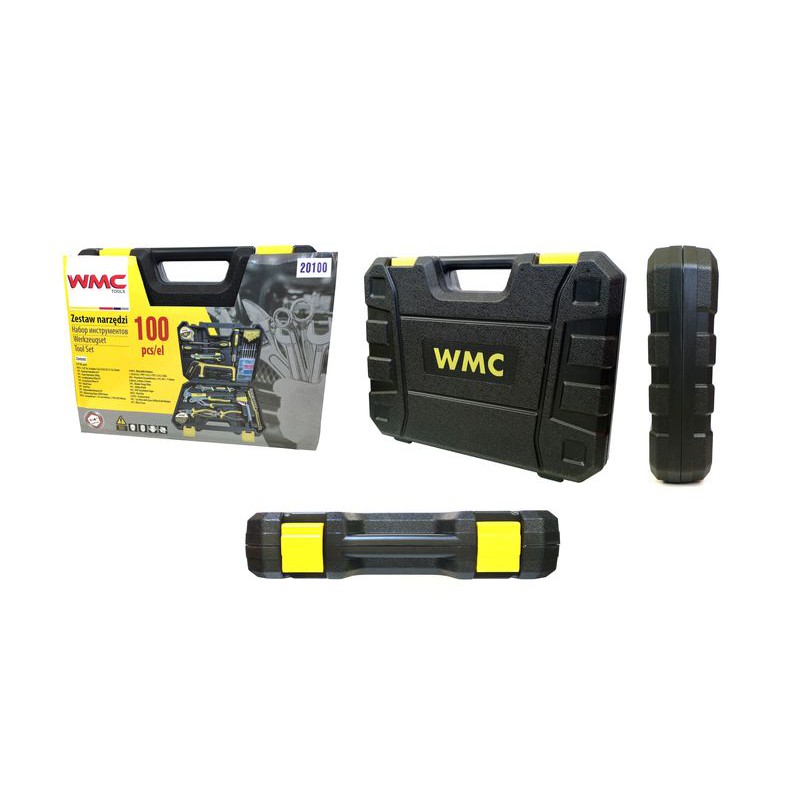 Набір інструментів 100 предметів (6-гран.) (4-14мм) WMC TOOLS 20100