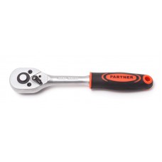 1/2" Трещотка с прорезиненной ручкой (45зуба) Partner PA-80245