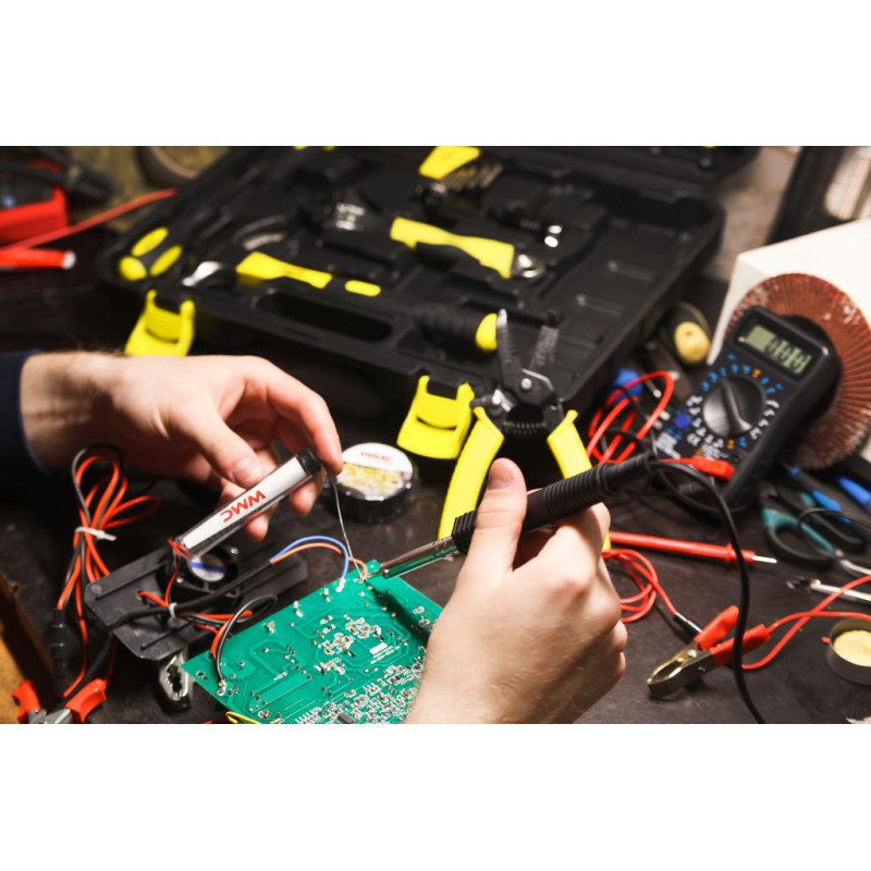 Набор инструментов 34 предмета, для электрика WMC TOOLS 1034