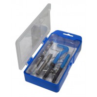 Набор приспособлений и футорок для восстановления резьбы M8*1.25, 25 предметов, в кейсе ROCKFORCE RF-929U3