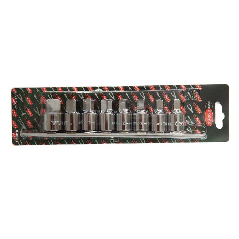 Набор головок-квадратов для маслосливных пробок,8 предметов, 1/2"(8,9.5,10,10.5,12,12.7,13.5,19мм) ROCKFORCE RF-4118MR