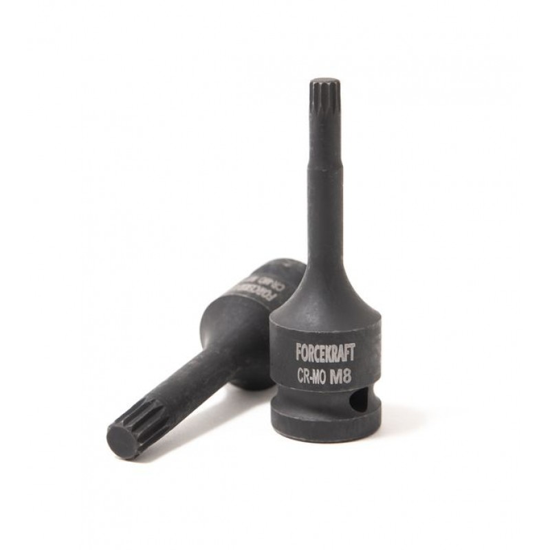 Головка-бита SPLINE ударная M8,1/2" FORCEKRAFT FK-24807808MPB