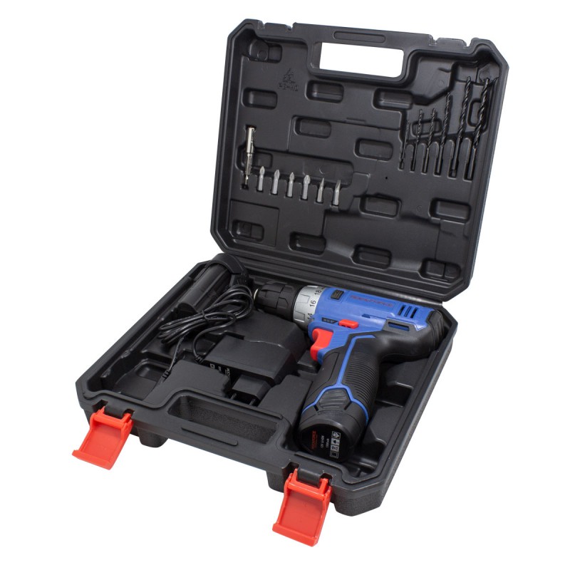 Шуруповерт акумуляторний з набором комплектуючих Rock Force RF-BT-CD11-A1 12V