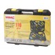 Набір інструментів 110ін. 1/4''(6гр)(5-13мм) WMC TOOLS 20110