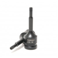 Головка-біта SPLINE глибока ударна1/2", M8 з отвором Forsage F-24807808T