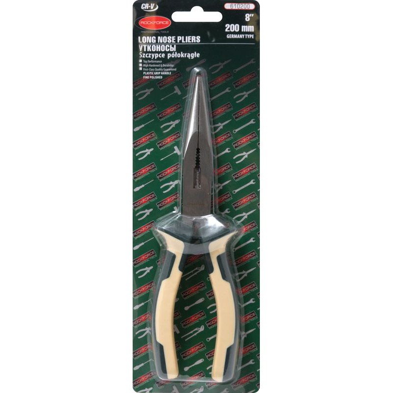 Утконосы комбинированные Cr-V 7"-175мм, в блистере ROCKFORCE RF-610175