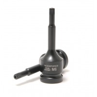 Головка-бита SPLINE ударная M8 с отверстием, 1/2" ROCKFORCE RF-24807808T