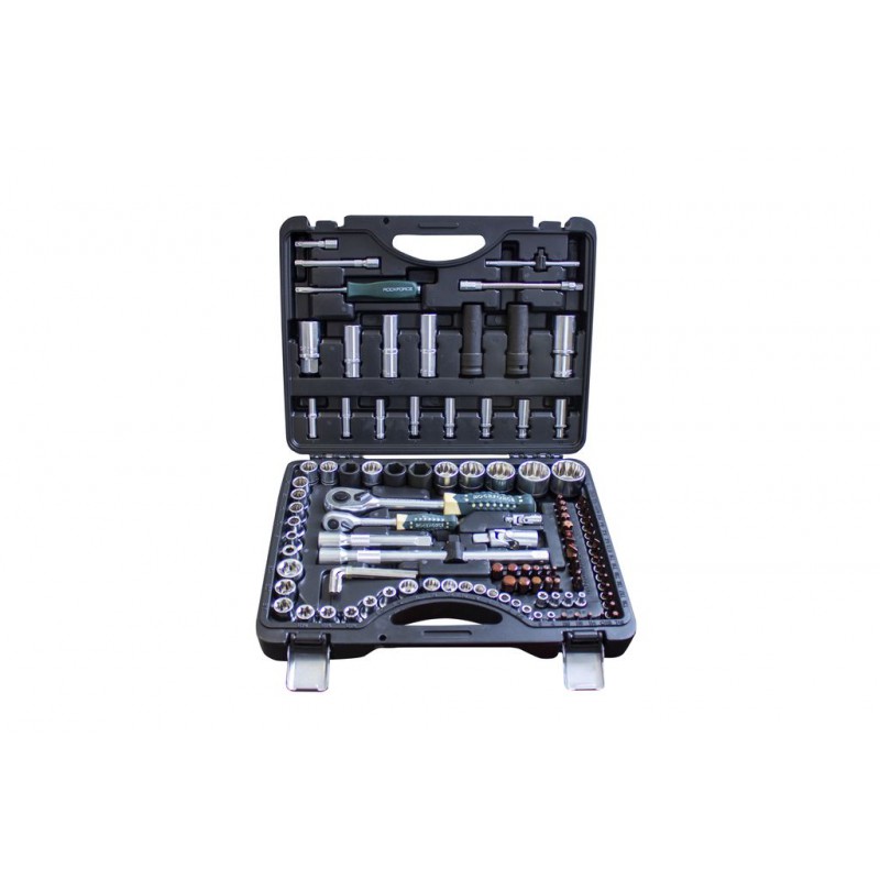 Набір інструментів 108+6ін. 1/4'',1/2''(12гр.) RockForce RF-41082-9 Premium
