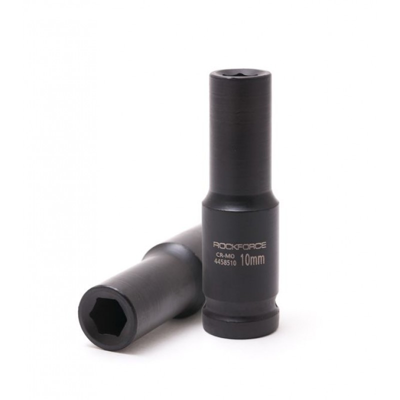 Головка ударная глубокая 1/2", 10мм (6гр.) ROCKFORCE RF-4458510