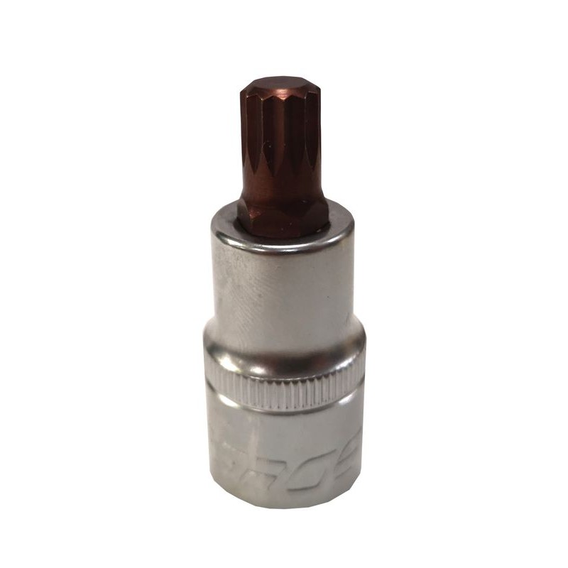 Головка-бита SPLINE 12-лучевая Premium M10 1/2" (L-55мм) Forsage F-34805510 Premium