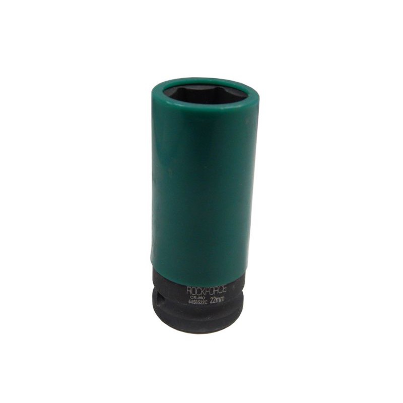 Головка глубокая для литых дисков с защитным кожухом 22мм, 1/2" ROCKFORCE RF-4458522C
