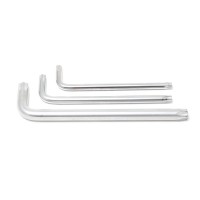 Ключ Г-образный TORX экстра длинный T-60H с отверстием ROCKFORCE RF-76760XL