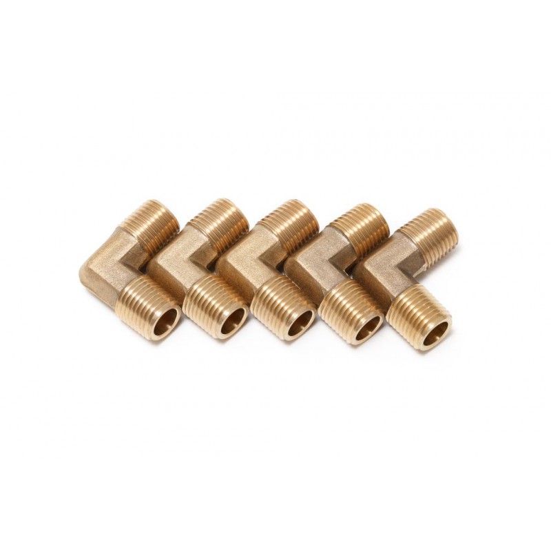 Соединитель угловой наруж.резьба 1/4"х1/4", к-т 5шт. Forsage F-MML04K
