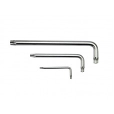Ключ Г-образный TORX T10H с отверстием ROCKFORCE RF-76710