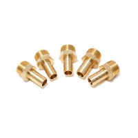 Пepexoдник 1/2" нa шлaнг 6мм, к-т 5шт. Forsage F-MH08/04K