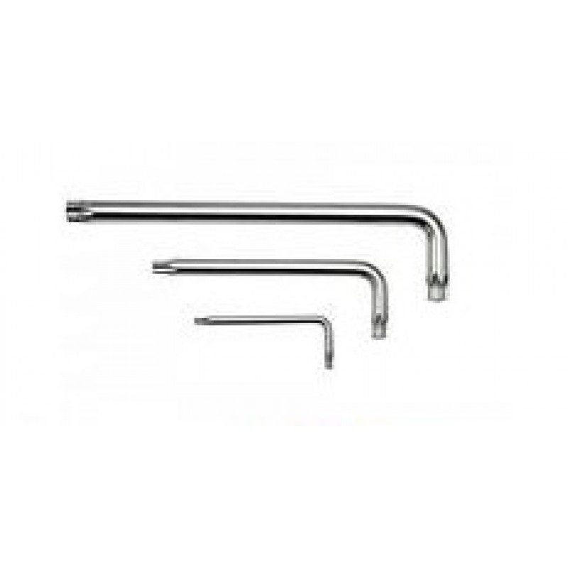 Ключ Г-образный TORX T25H с отверстием ROCKFORCE RF-76725
