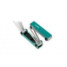 Набір ключів TORX складаний, 8 предметів (T9, T10, T15, T20, T25, T27, T30, T40)